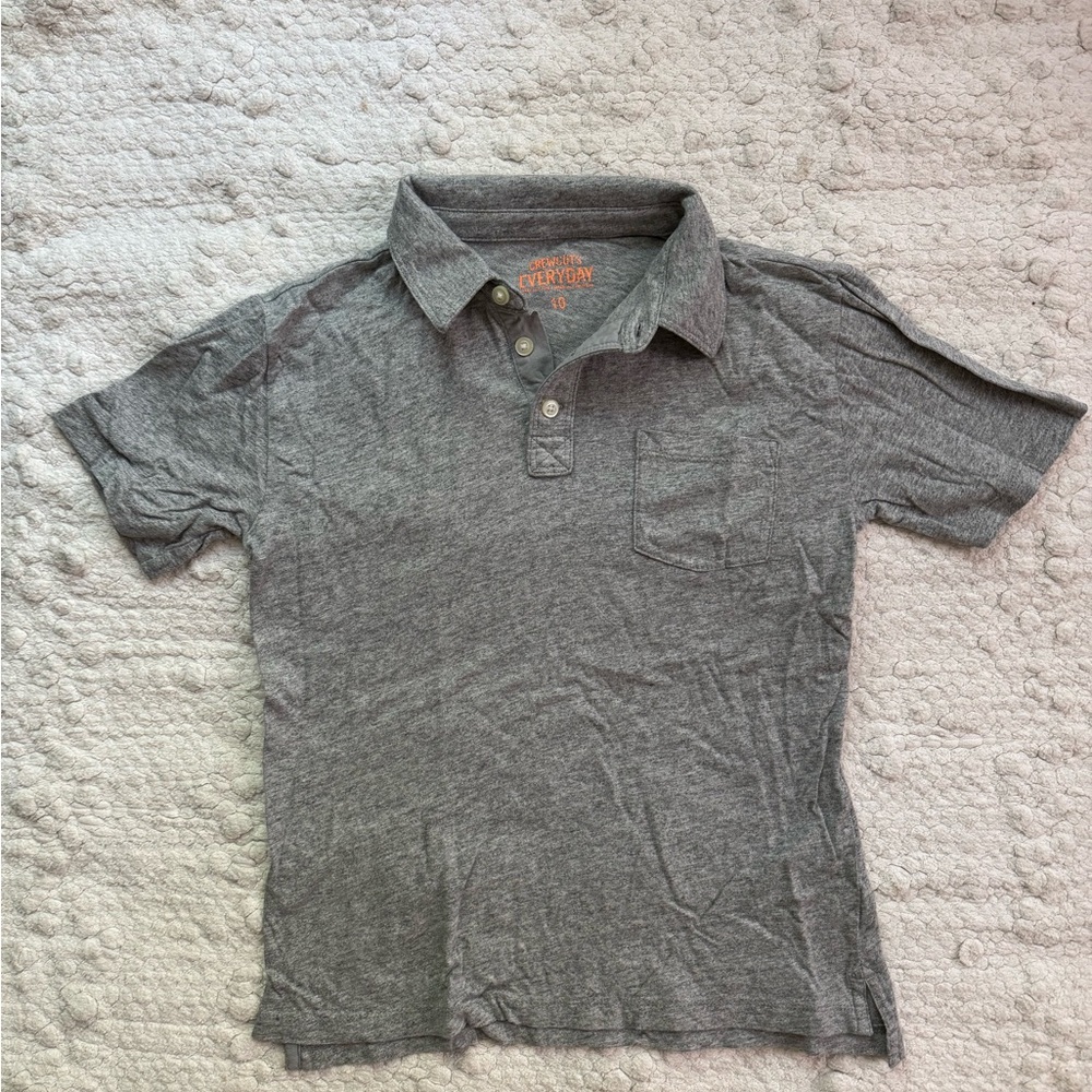 Crewcuts Heather Gray Polo size 10
